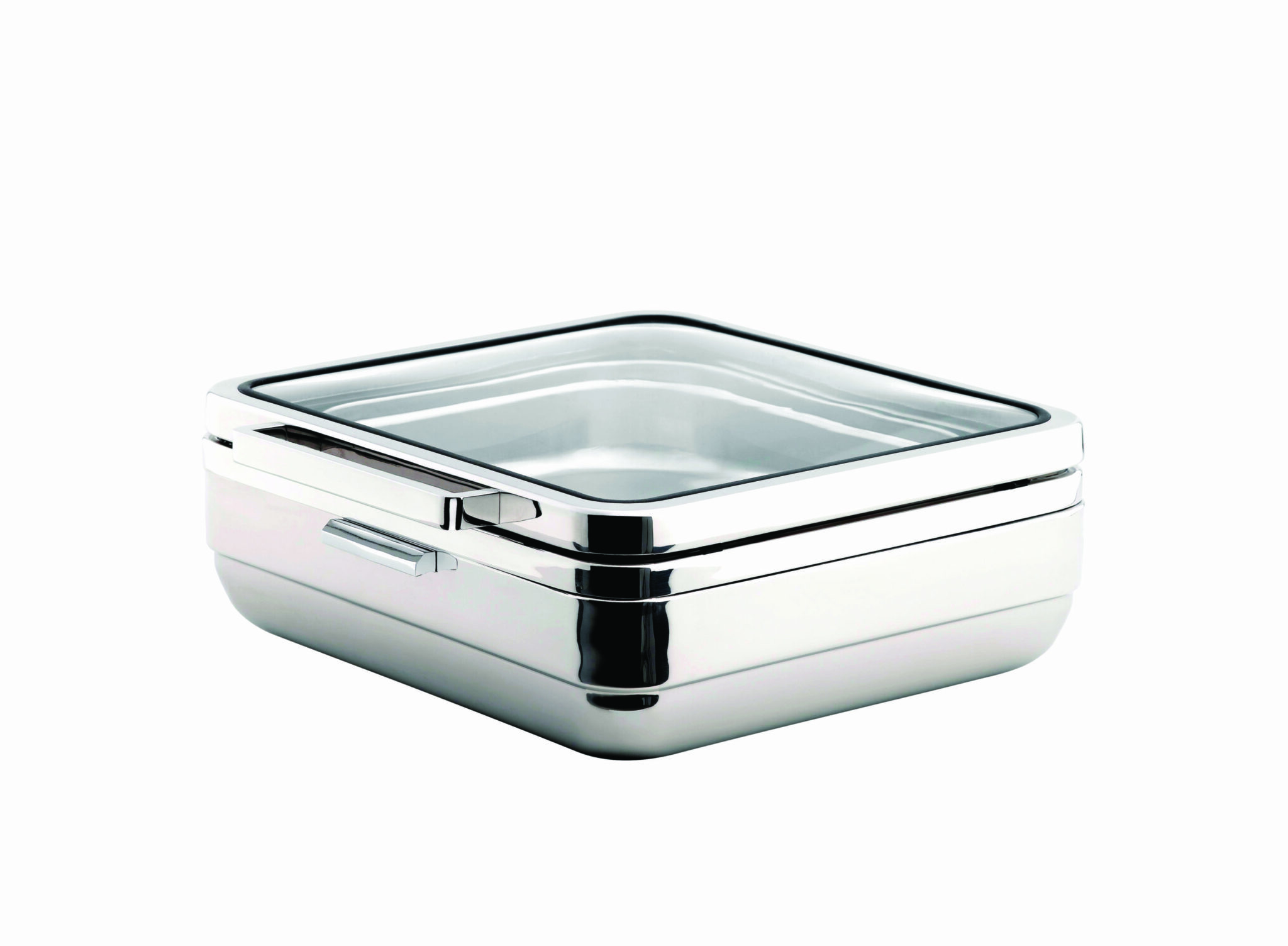 Square induction chafing dish / glass lid Sola Hospitality