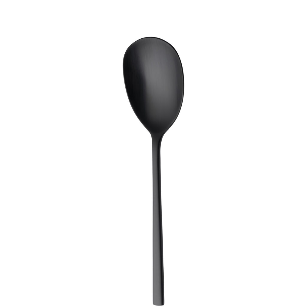 Montreux Black Satin PVD - Salad spoon - Sola Hospitality